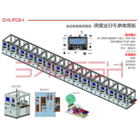 笔记本贴装自动化线