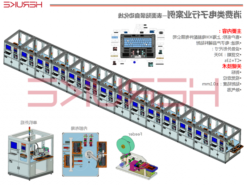 笔记本贴装自动化线